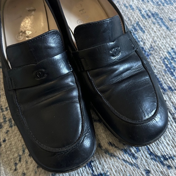 Chanel black CC loafers size 36 - Picture 4 of 11